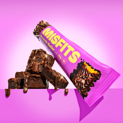 Misfits Vegan Protein Bar Brownie Batter 50g
