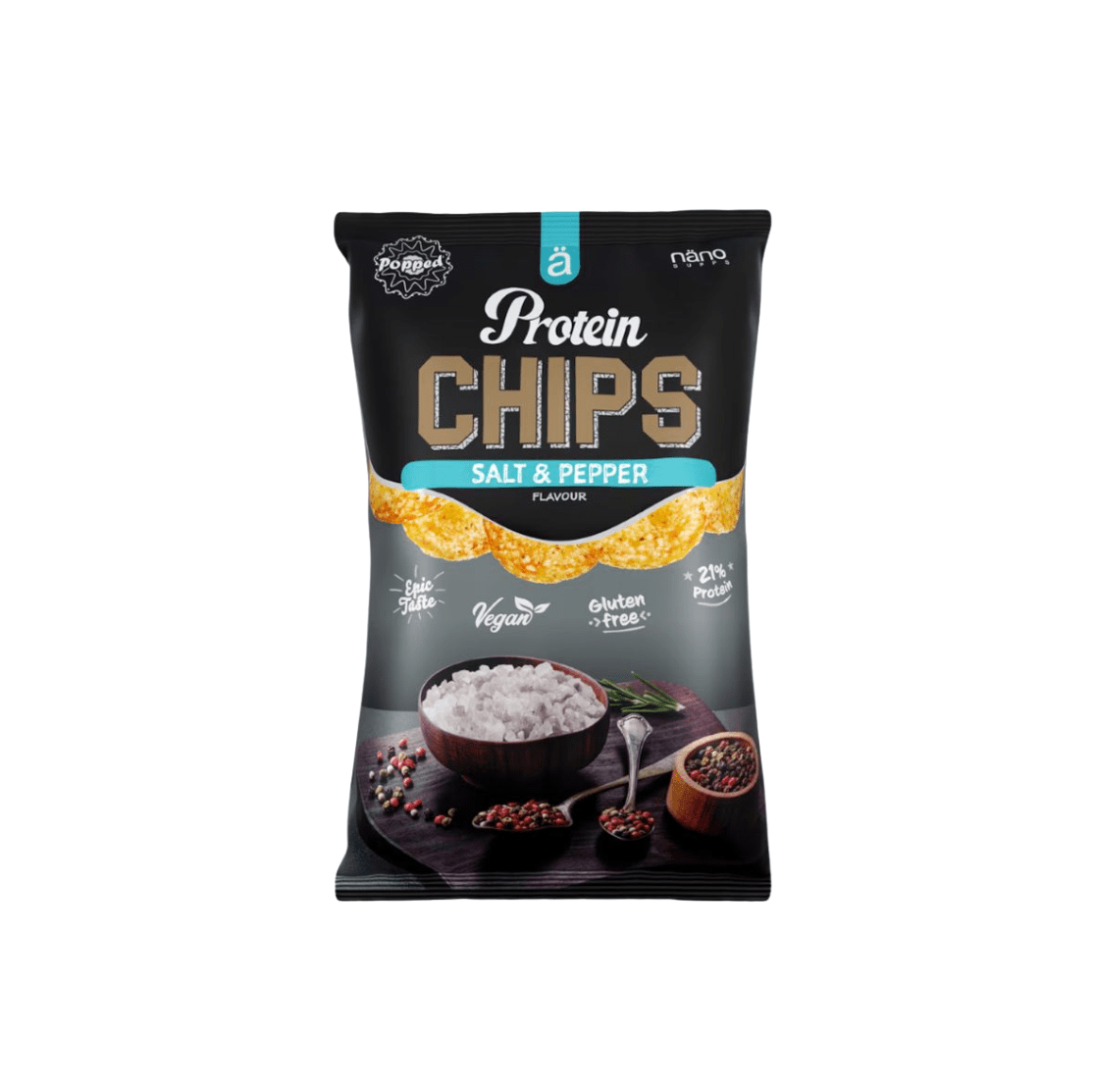 Nano Supps Protein Chips Salt & Pepper 40g