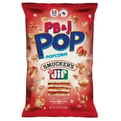 Candy Pop Manteiga De Amendoim e Morango 149g