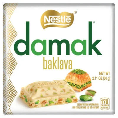 Nestle Damak Baklava White Chocolate Pistachio 60 g