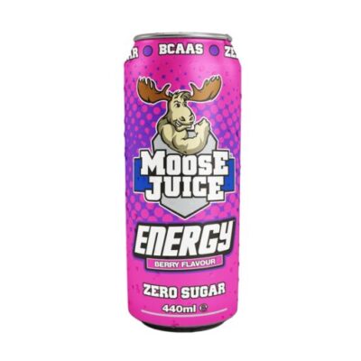 Moose Juice Energy Berry 440ml