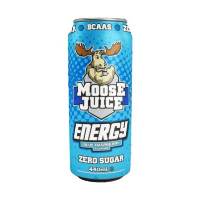 Moose Juice Energy Blue Raspeberry 440ml