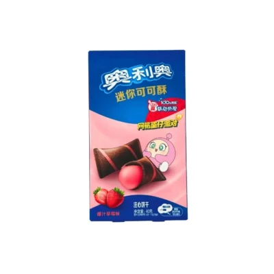 Oreo Mini Cocoa Crisp Strawberry 40g CHN