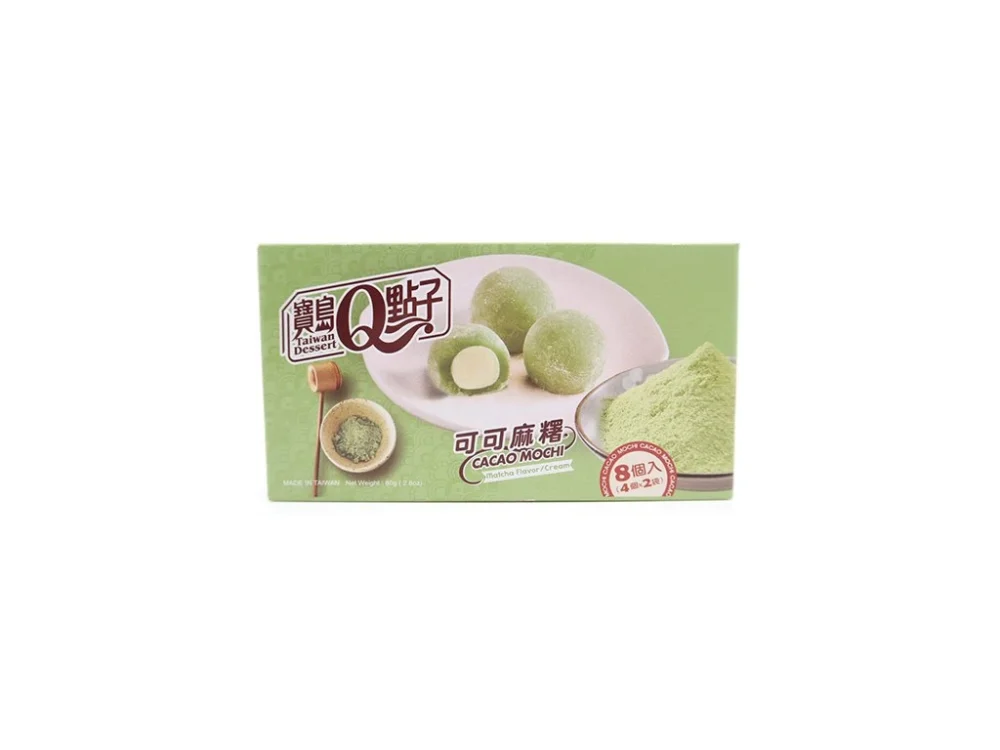 Q Brand Cacau Matcha Mochi 80g