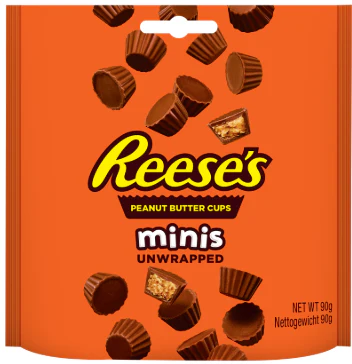 REESES PEANUT BUTTER MINIS POUCH 90GR