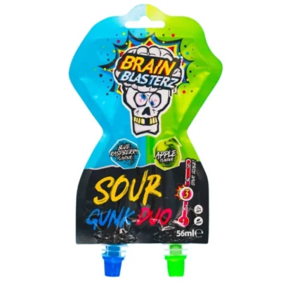 Brain Blasterz Apple/ Blue Raspberry Sour Gunk Duo 56ml CHN