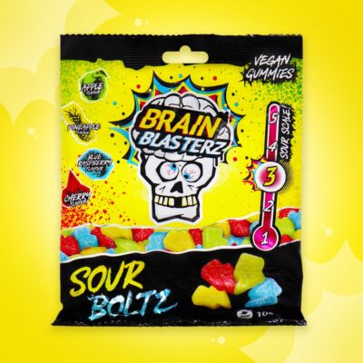 Brain Blasterz Sour Boltz Gummies Level 3 Sour 100g CHN