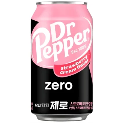 Dr. Pepper Zero Strawberry Cream 355ml KOR