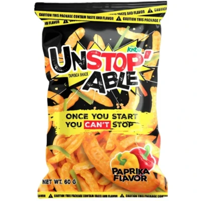 Kato Unstopable Paprika Tapioca Snack 60g THA