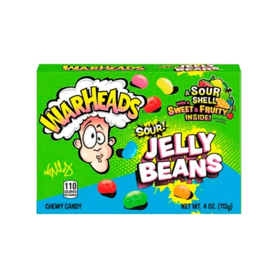 Warheads Sour Jelly Beans CX 113g