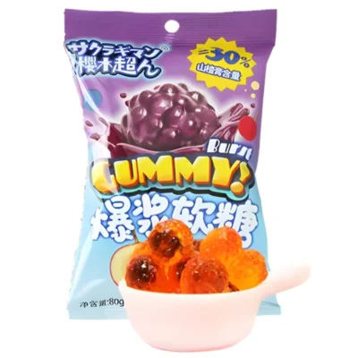 Gummy Ying Hawthorn & Blueberry Bursting  80g CHN