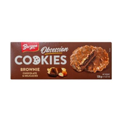 Bergen Cookies Brownie 128g