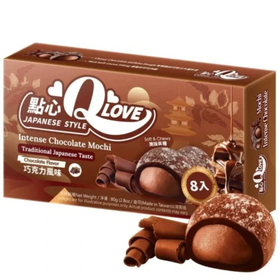 QLove Intense Chocolate Mini Mochi 80g TWN