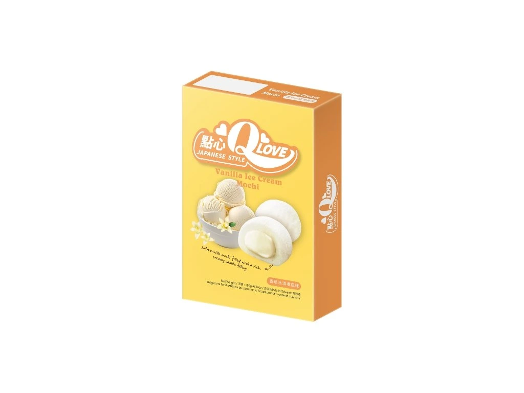 QLove Vanilla Ice Cream Deluxe Mochi 180g TWN