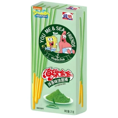 SpongeBob Matcha Coated Sticks 21g CHN