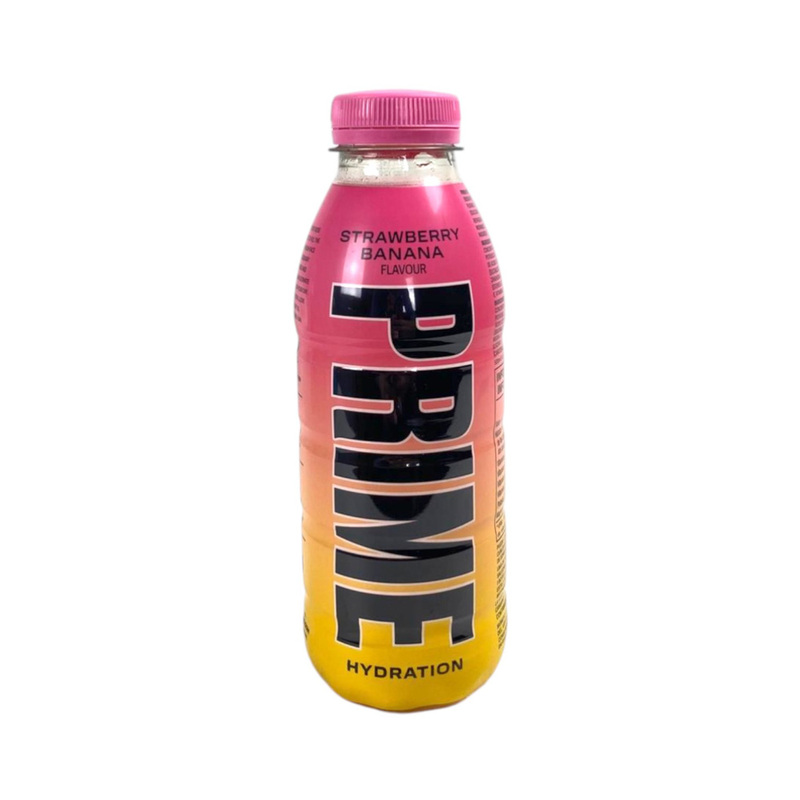 Prime Strawberry & Banana 500ml