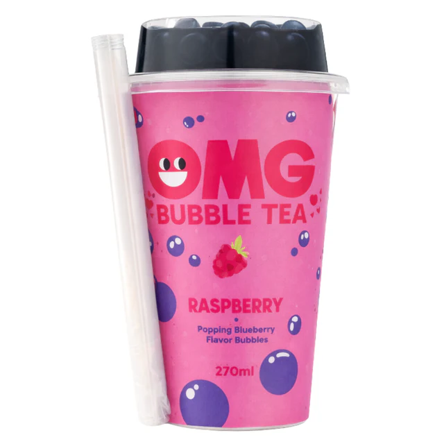 Bubble Tea Framboesa e Mirtilo 265ml