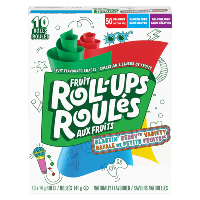 Roll-ups Fruit Blastin Berry 141g
