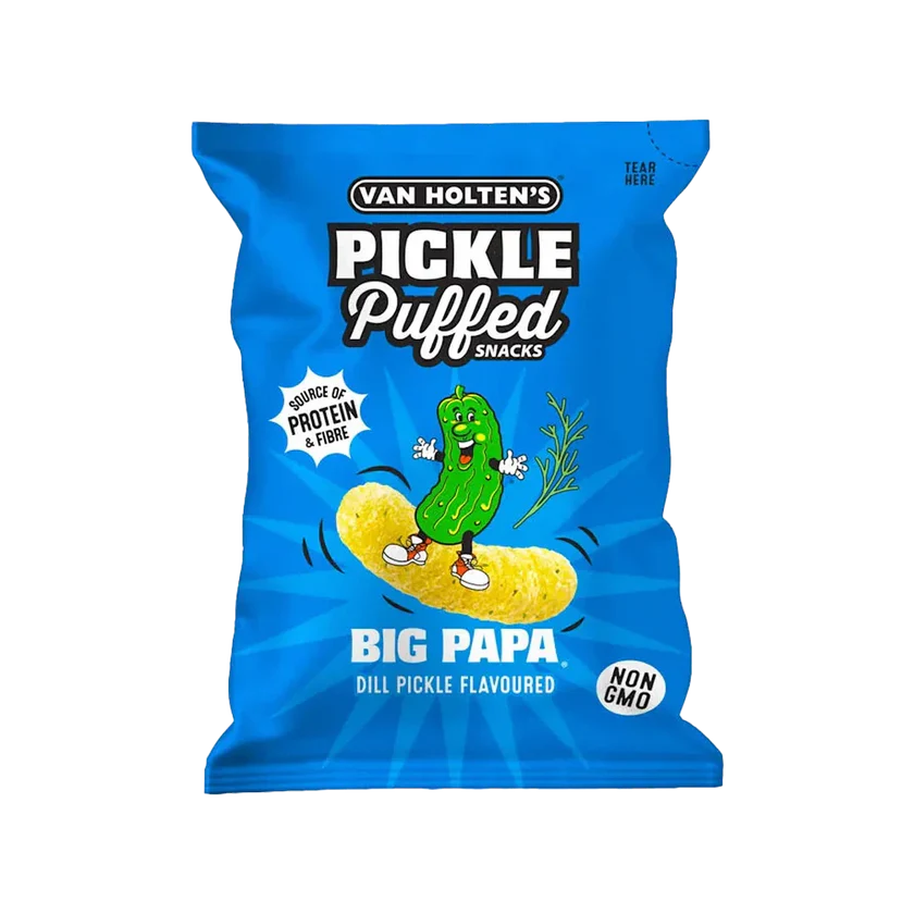 Van Holten's Pickle Puffed Snacks Big Papa 90g