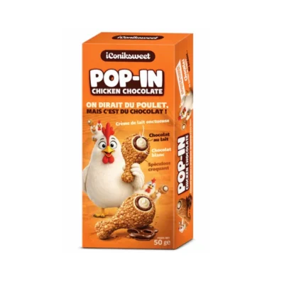 Pop-in Chicken Chocolate 50g