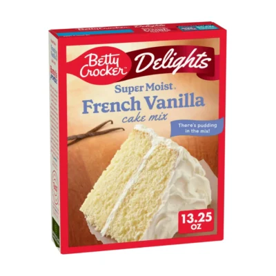 Betty Crocker Cake Mix Super Moist French Vanilla 375g