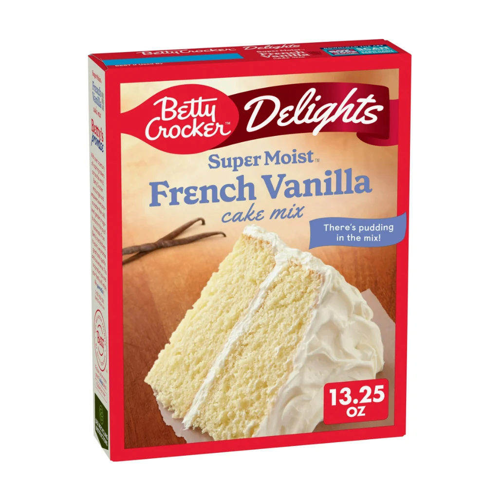 Betty Crocker Cake Mix Super Moist French Vanilla 375g