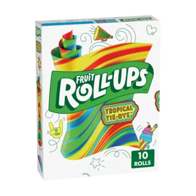 Fruit Roll-Ups Tropical Tie-Dye 10 Pack 141g