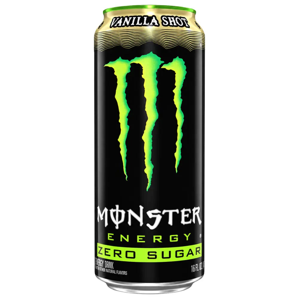 Lata Monster Energy Zero Sugar Vanilla Shot 473ml