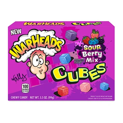 Warheads Cubes Sour Berry Mix 99g