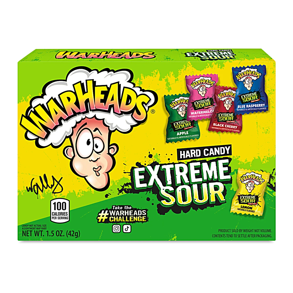Warheads Extreme Sour Hard Candy 42g