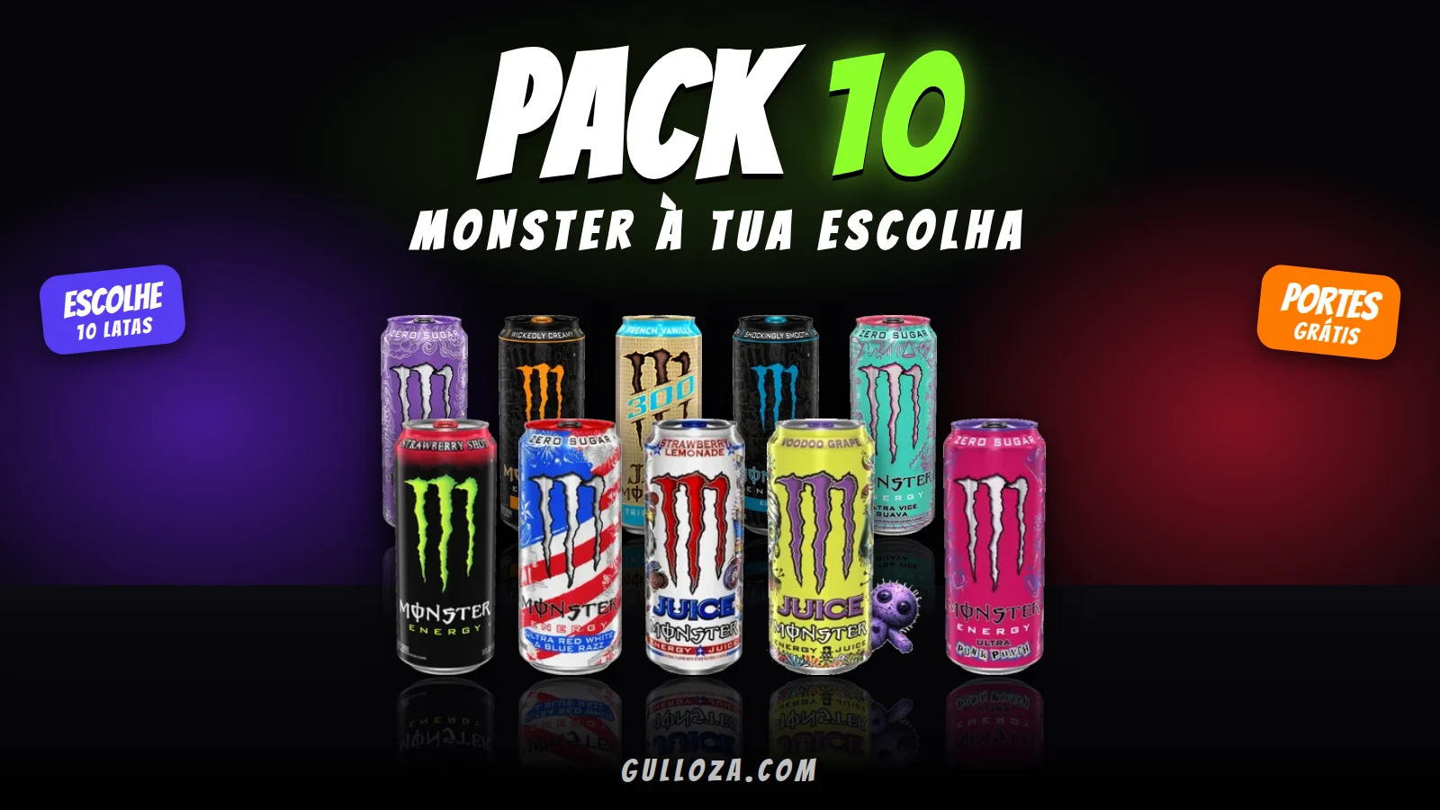 Pack 10 Monster
